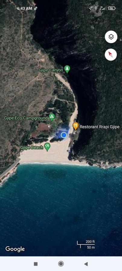 Gjipe Camping Vuno Exterior foto